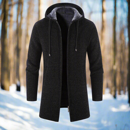 Lucas - Moderne hettejakke med glidelåslommer og justerbar passform