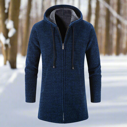 Lucas - Moderne hettejakke med glidelåslommer og justerbar passform