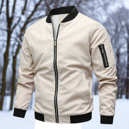 James - Stilig jakke med glidelås foran og lange ermer for en raffinert hverdagslook