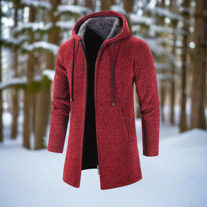 Lucas - Moderne hettejakke med glidelåslommer og justerbar passform