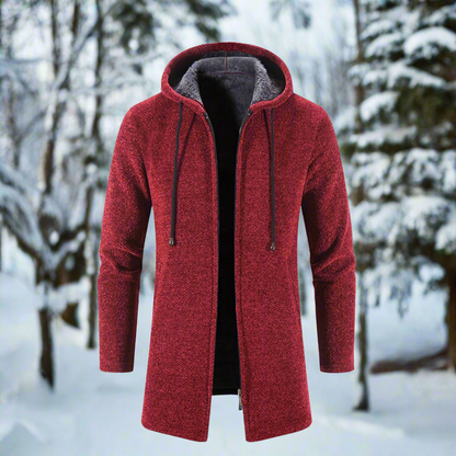 Lucas - Moderne hettejakke med glidelåslommer og justerbar passform