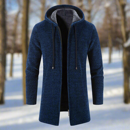 Lucas - Moderne hettejakke med glidelåslommer og justerbar passform