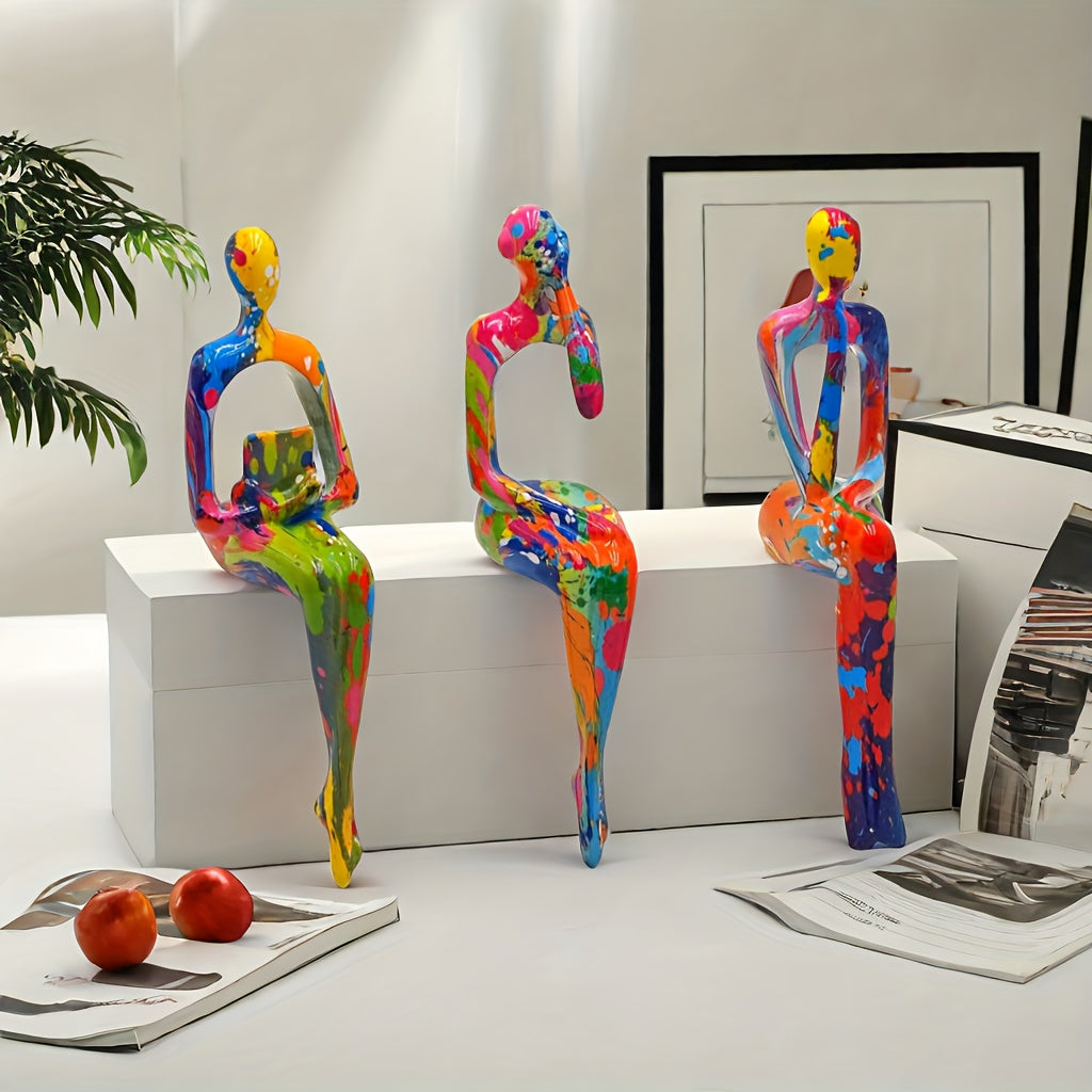 ArtForm – Abstrakt Kunstfigursett for Dristig Interiørdesign