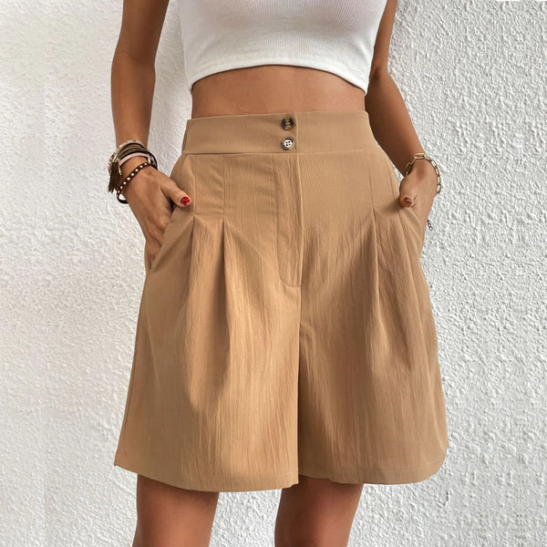 Christina - Elegant og komfortabel shortsen med funksjonell stil og avslappet passform