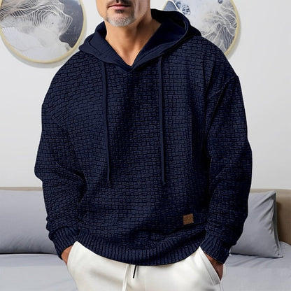 Axel - Avslappet Langermet Hoodie Med Justerbar Snor