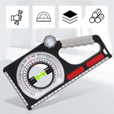 MeasureEase - Presis Vinkelmåler og Lineal for Allsidig Bruk
