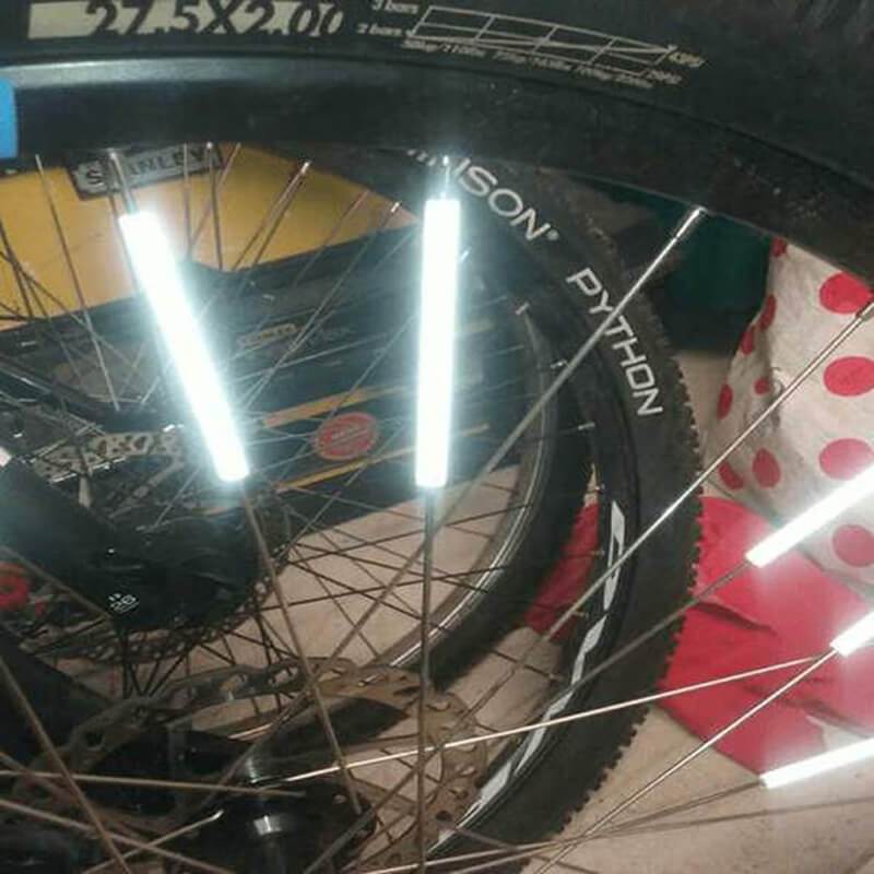 GlowRide - Sykkelhjulsreflektor for bedre synlighet i mørket