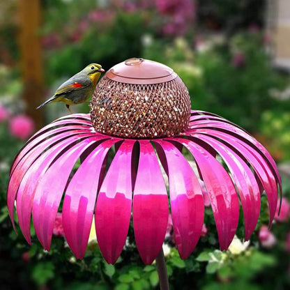 Aspen - Coneflower Bird Feeder med elegant blomsterdesign tiltrekker seg ville fugler