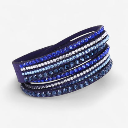 Anna – Flerlags Armbånd med Rhinestones