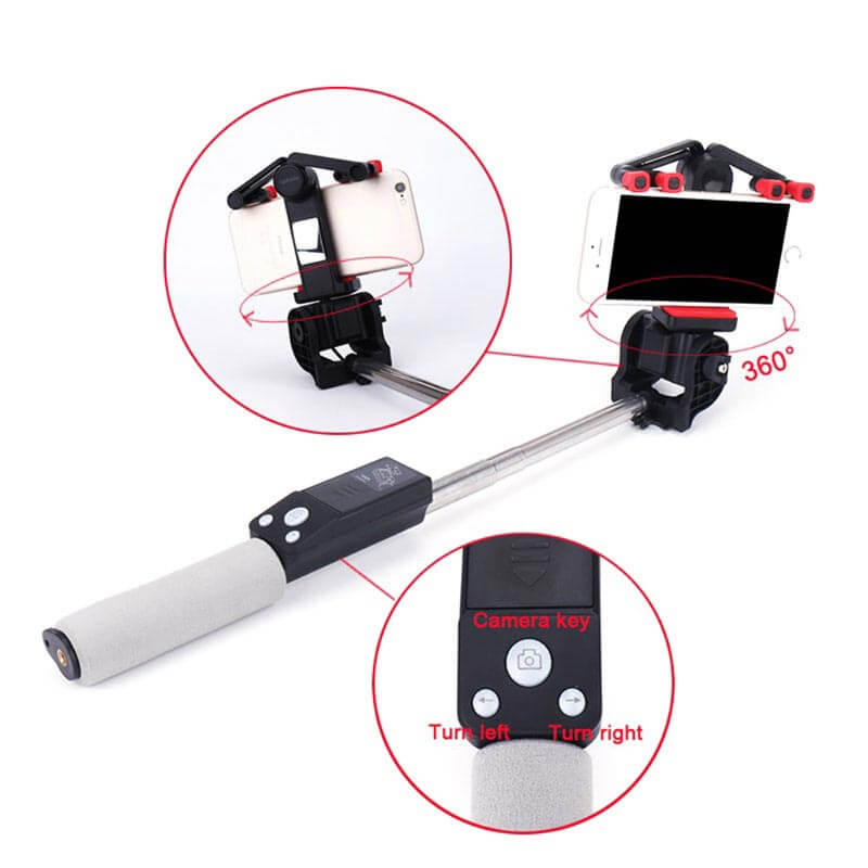 LinaCapture - smart 360-graders selfiepinne med Bluetooth og uttrekkbar arm