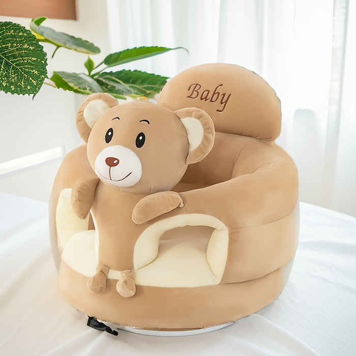 BirdieHug – Myk babysofa med oppreist ryggstøtte og lekent fuglemotiv