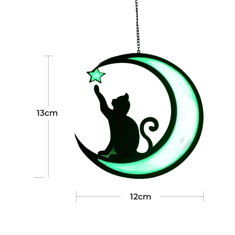 LunaWhisk – Fortryllende Halvmånelampe for Katt med Dekorativt Midtpunkt