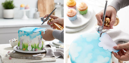 DecoSpray - Airbrush-sett for presisjonsdekorering av kaker småkaker og mer