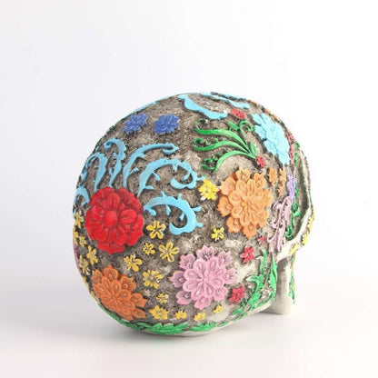 MexiVibe - Skumle Halloween Hodeskalle Ornamenter for Stemningsfull Dekorasjon