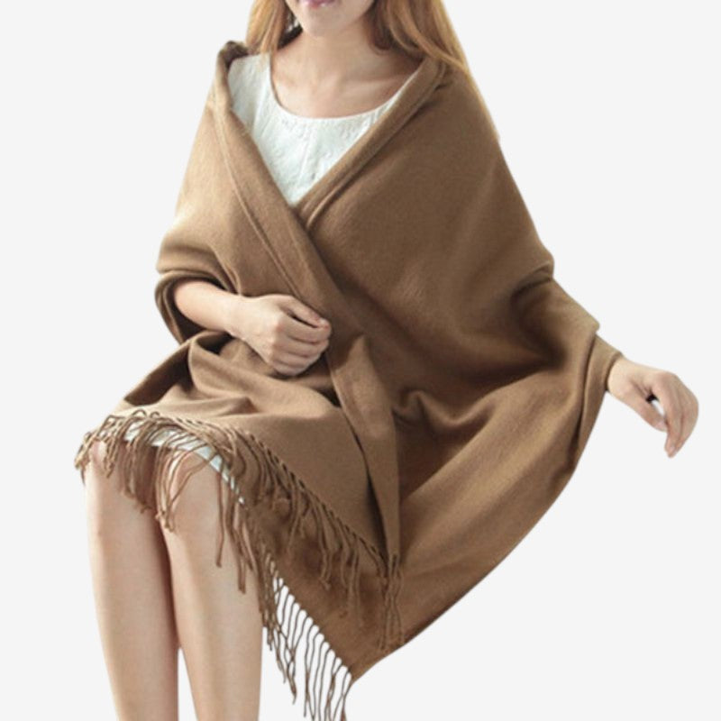 Emilia – Stort duskskjerf og tykt sjal