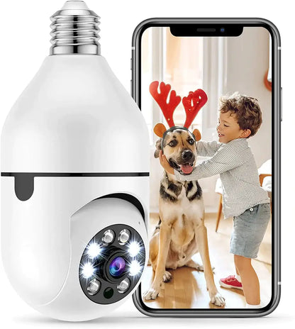 SecureLight - Trådløs Lyspære Sikkerhetskamera med Bevegelsesdeteksjon
