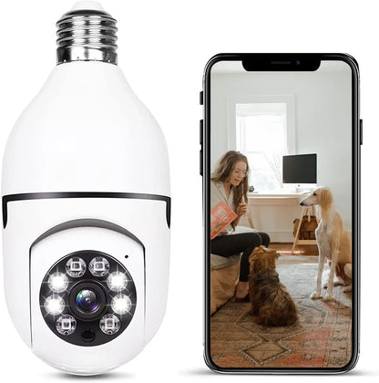 SecureLight - Trådløs Lyspære Sikkerhetskamera med Bevegelsesdeteksjon