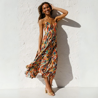 Jasmine - Kjole Med Unikt Mønster Og Behagelig Passform