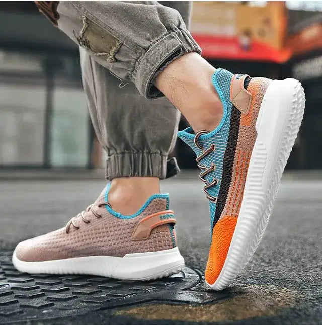 FlexStep - uformelle lette og pustende joggesko med sklisikker yttersåle