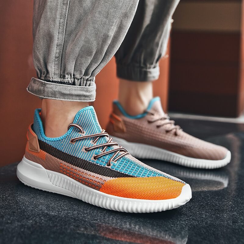 FlexStep - uformelle lette og pustende joggesko med sklisikker yttersåle