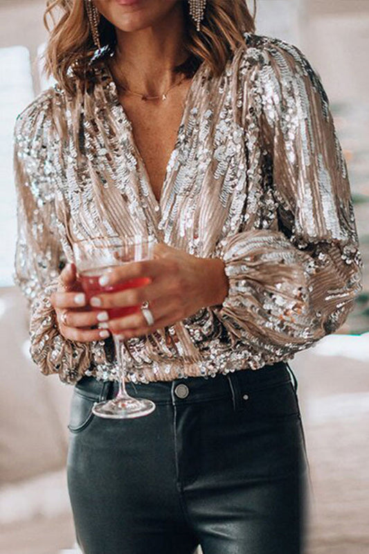 Luna - Glamorøs bluse for elegante anledninger med en raffinert