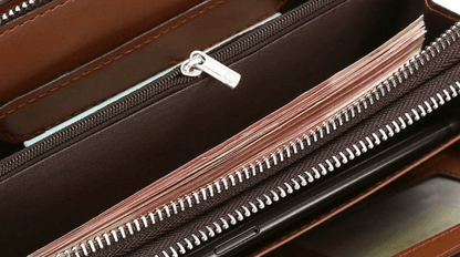 David - Sleek Clutch med kortholdere og glidelåslukking