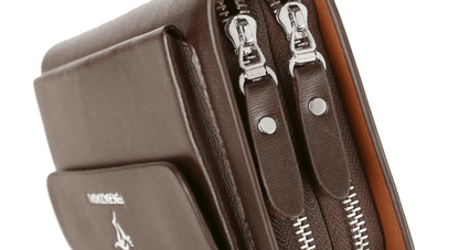 David - Sleek Clutch med kortholdere og glidelåslukking