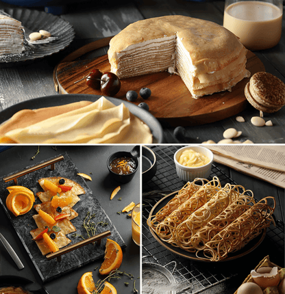 SwiftCrepe – Lettvekts Elektrisk Crepemaskin med Automatisk Temperaturkontroll