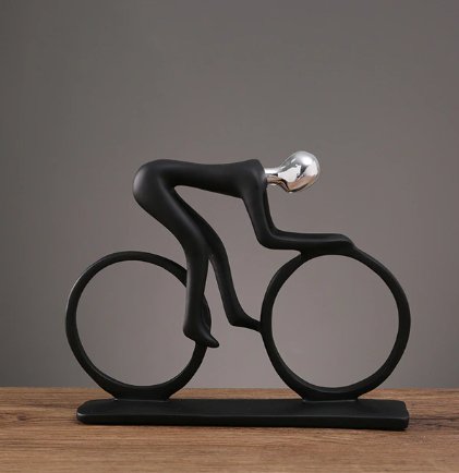 CycleCraft - Detaljert sykkelfigur for både innendørs og utendørs utstilling
