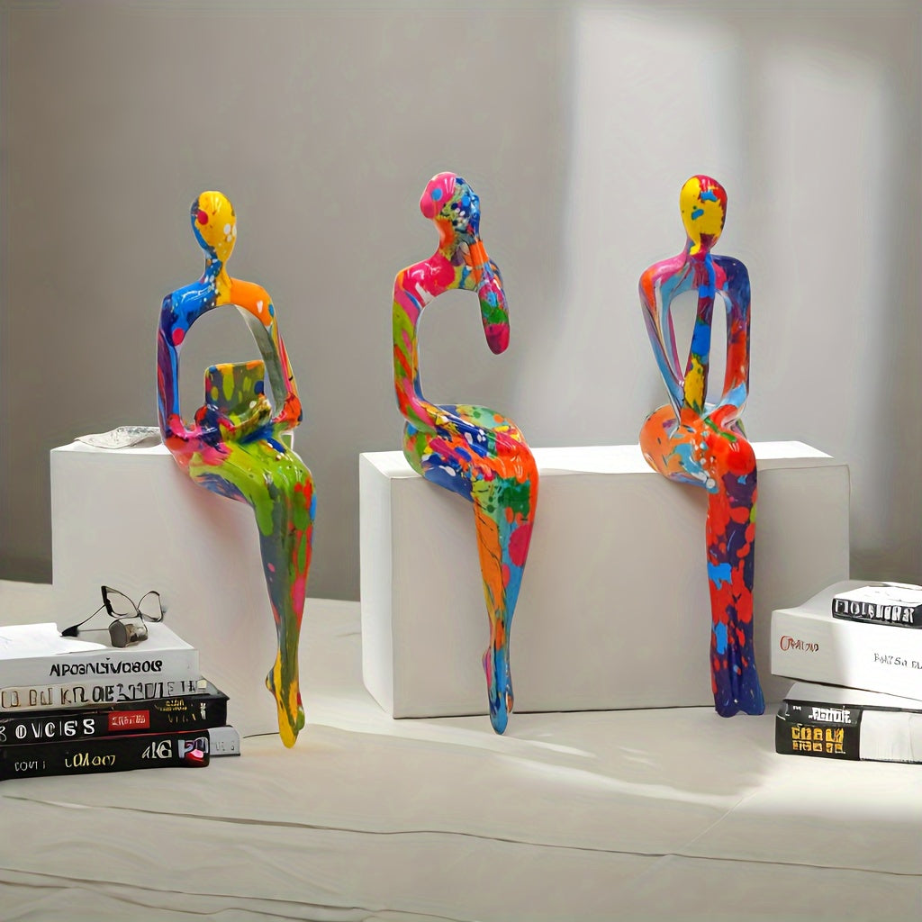 ArtForm – Abstrakt Kunstfigursett for Dristig Interiørdesign