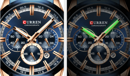 Rex - Kronografklokke med flere underurskiver