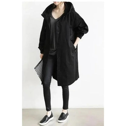 Aurora - Casual hette trenchcoat med lange ermer og lommer