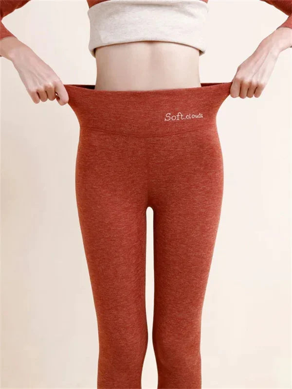 Anna - Varme og koselige fleecefôrede leggings med høy midje
