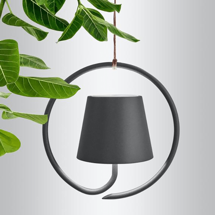 GlowHaven - Oppladbar LED-pendellampe med unik ringdesign
