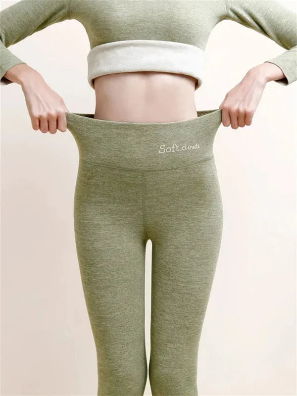 Anna - Varme og koselige fleecefôrede leggings med høy midje