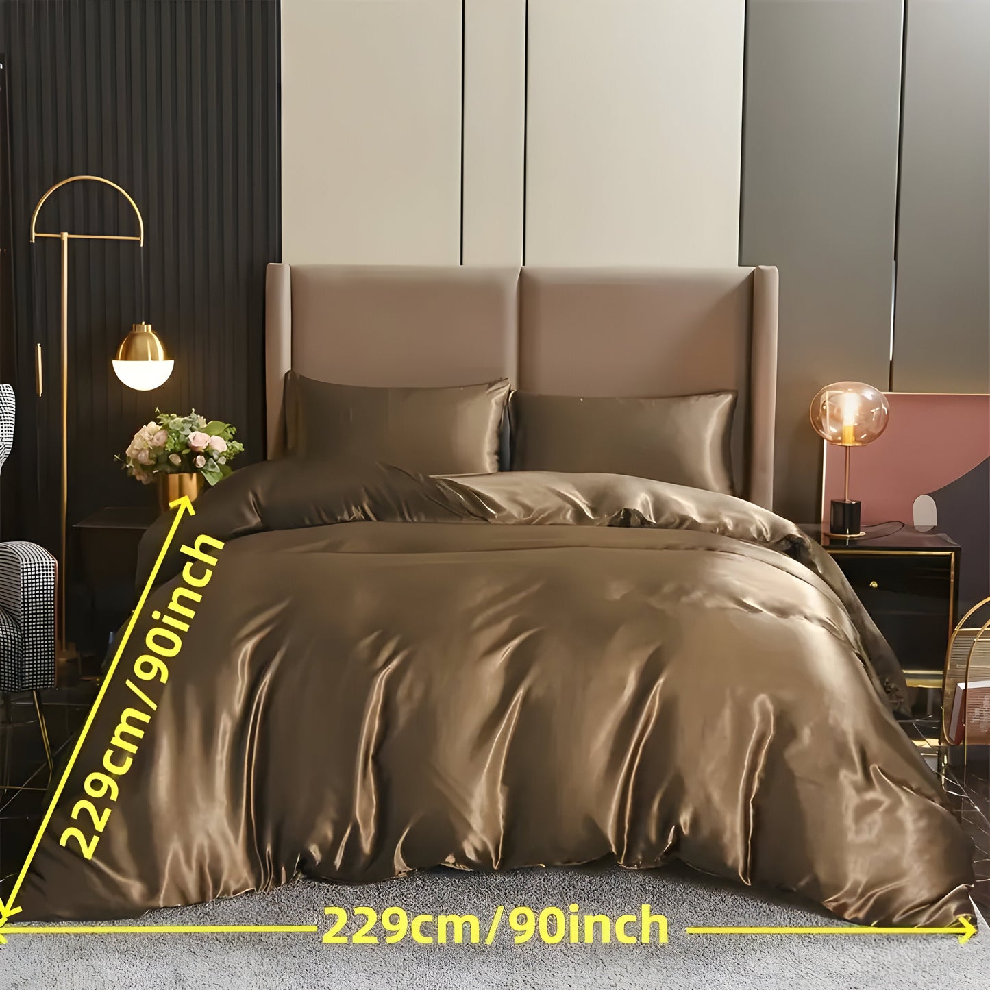 DreamLuxe - Dynetrekk med Skjult Glidelåslukking med Luksuriøs Sover