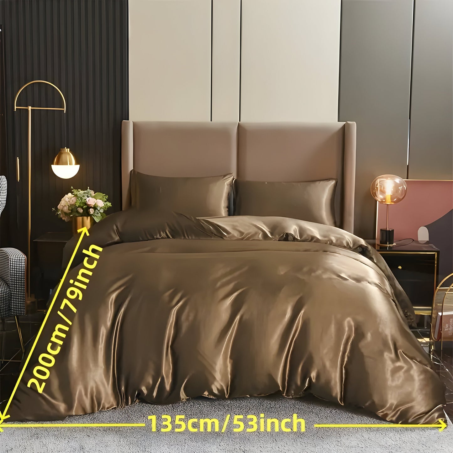 DreamLuxe - Dynetrekk med Skjult Glidelåslukking med Luksuriøs Sover