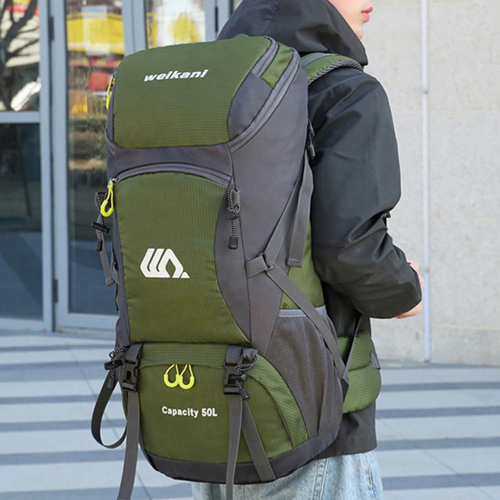 TrekMaster - 50L vanntett trekkingryggsekk for utendørs eventyr