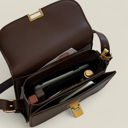 Eva - Elegant Minimalist Skulderveske med Praktisk Design-4