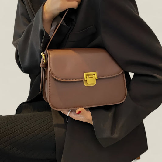 Eva - Elegant Minimalist Skulderveske med Praktisk Design-5