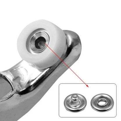 SnapEase - Ergonomisk tang for enkel montering av trykknapper i håndverksfaget