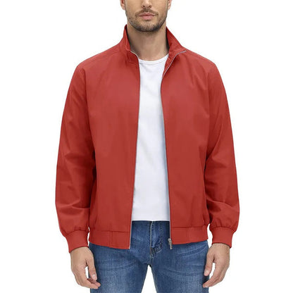 Blake - Langermet jakke med glidelås og ståkrage