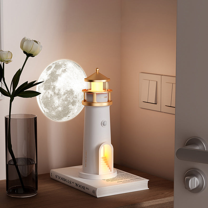 WaveTone - Bluetooth høyttalerlampe med måneprojeksjon og nattlys