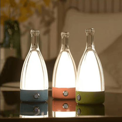 LumiBottle - Berøringskontrol flaskeformet bordlampe med USB-opladning