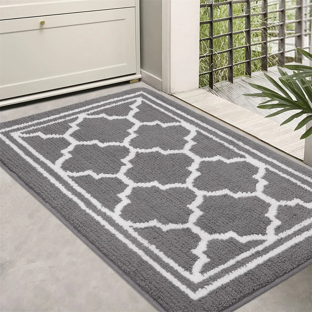 DiamondGrip - Moderne teppe med geometrisk diamantmønster