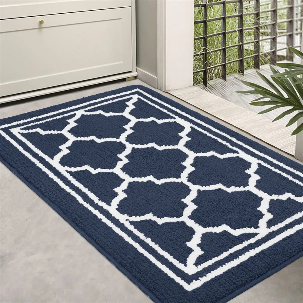DiamondGrip - Moderne teppe med geometrisk diamantmønster