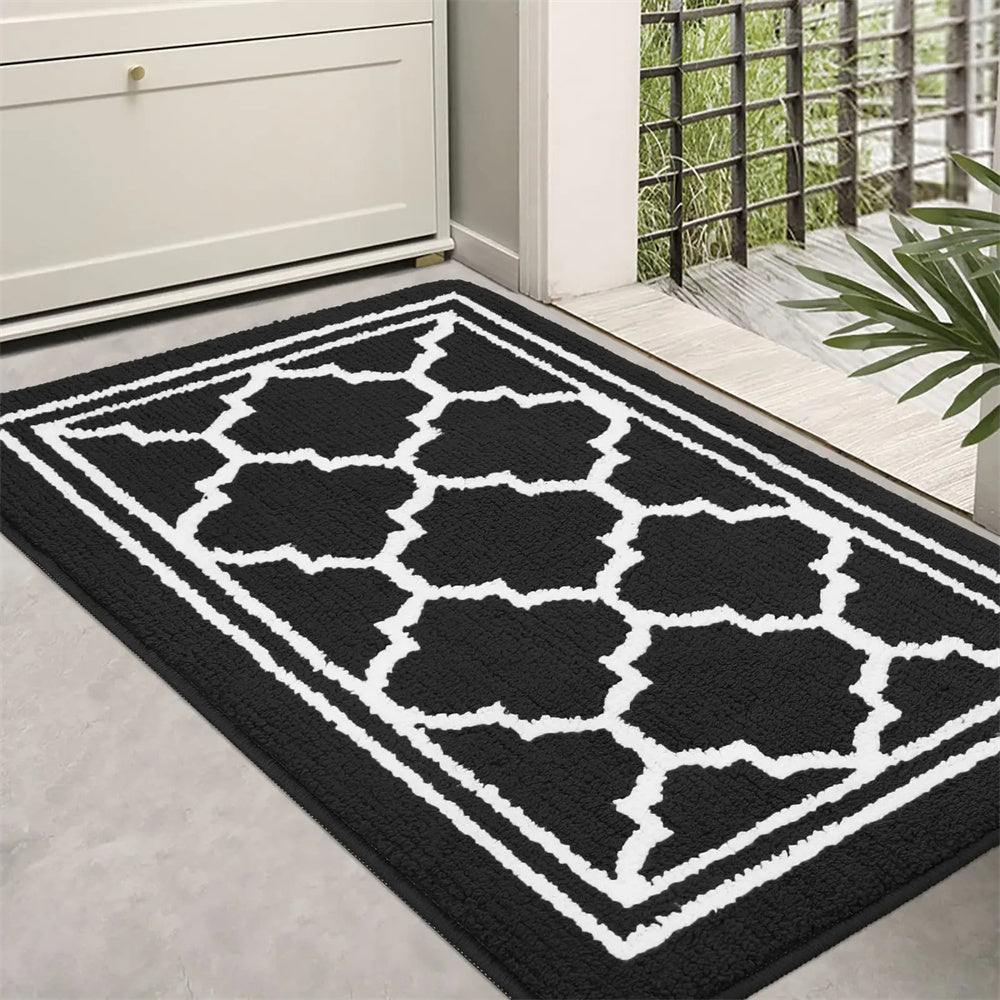 DiamondGrip - Moderne teppe med geometrisk diamantmønster