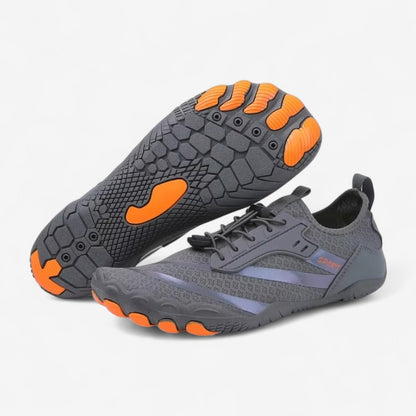 FlexWeave – Barfotsneakers med maljedetaljer og snøring