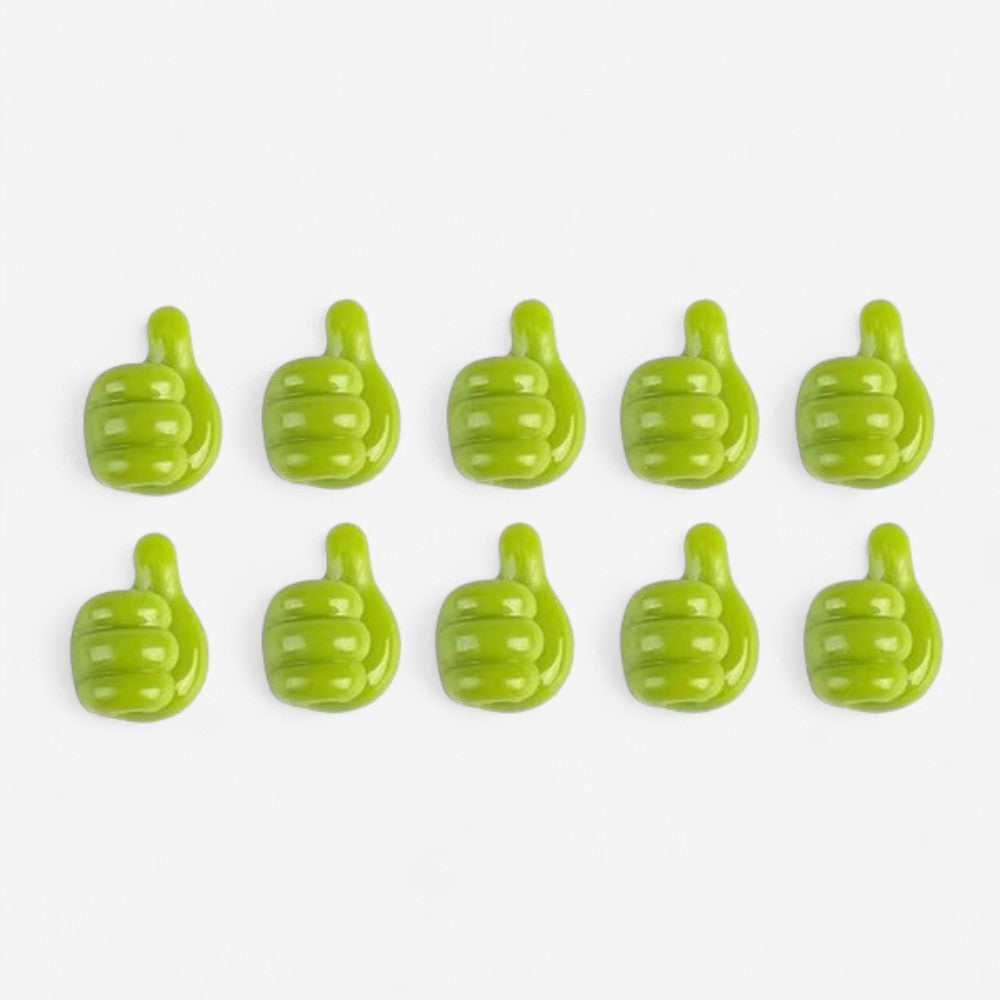 CordLock – 10 Stykker Selvheftende Kabelholder og Organisator