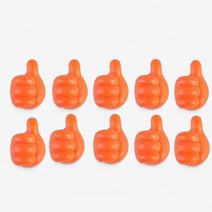 CordLock – 10 Stykker Selvheftende Kabelholder og Organisator